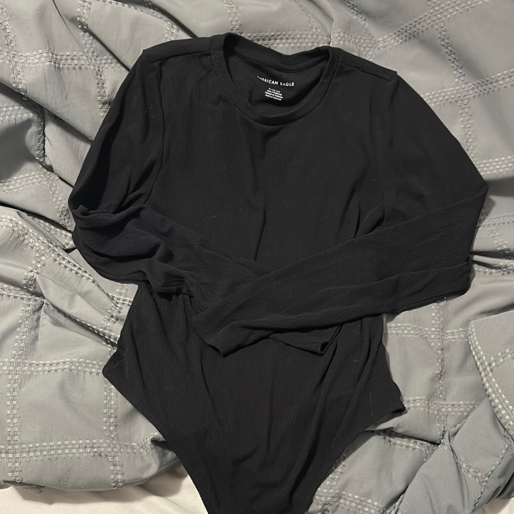 Black Long Sleeve Bodysuit